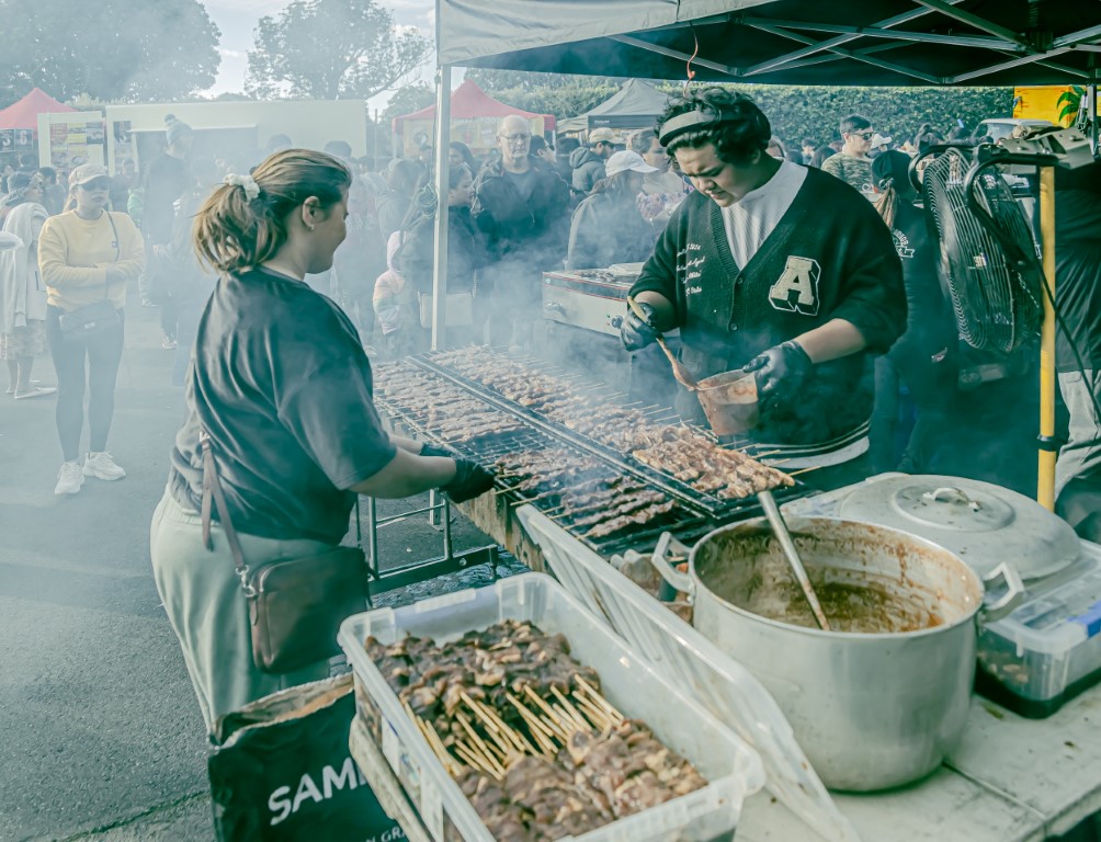25 Margaret V Vickers Grilling At The Phillipines Independance Day
